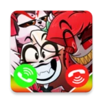 hazbin hotel video call & wall android application logo